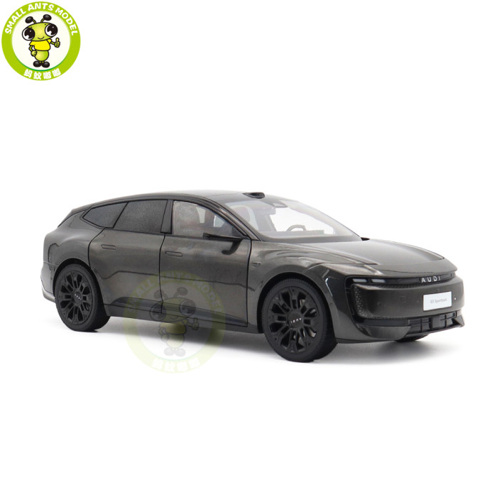 1/18 Audi E5 Sportback With Lights Diecast Model Toys Car Gifts For Friends Father