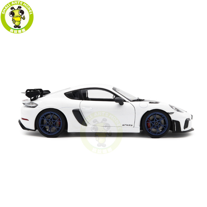 1/18 Porsche 718 Cayman GT4 RS 2023 Weissach Pack Norev 187257 White Diecast Model Toys Car Gifts For Father Friends