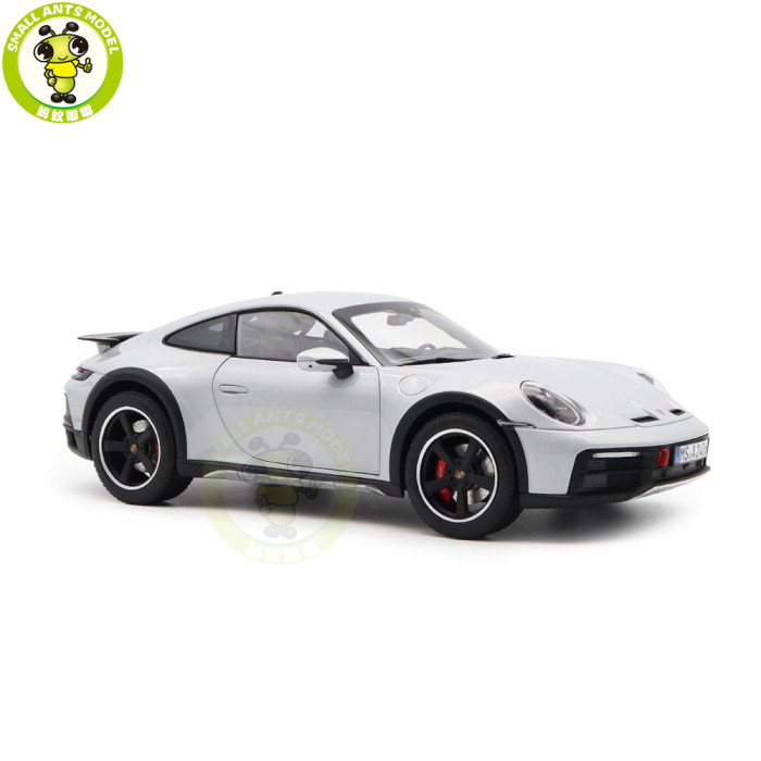 1/18 Porsche 911 DAKAR 2023 NOREV 187242 Ice Grey Metallic Diecast Model Toys Car Gifts For Friends Father