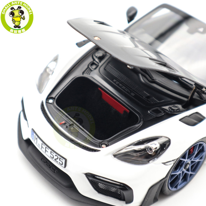 1/18 Porsche 718 Cayman GT4 RS 2023 Weissach Pack Norev 187257 White Diecast Model Toys Car Gifts For Father Friends