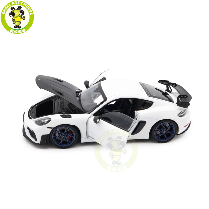 1/18 Porsche 718 Cayman GT4 RS 2023 Weissach Pack Norev 187257 White Diecast Model Toys Car Gifts For Father Friends