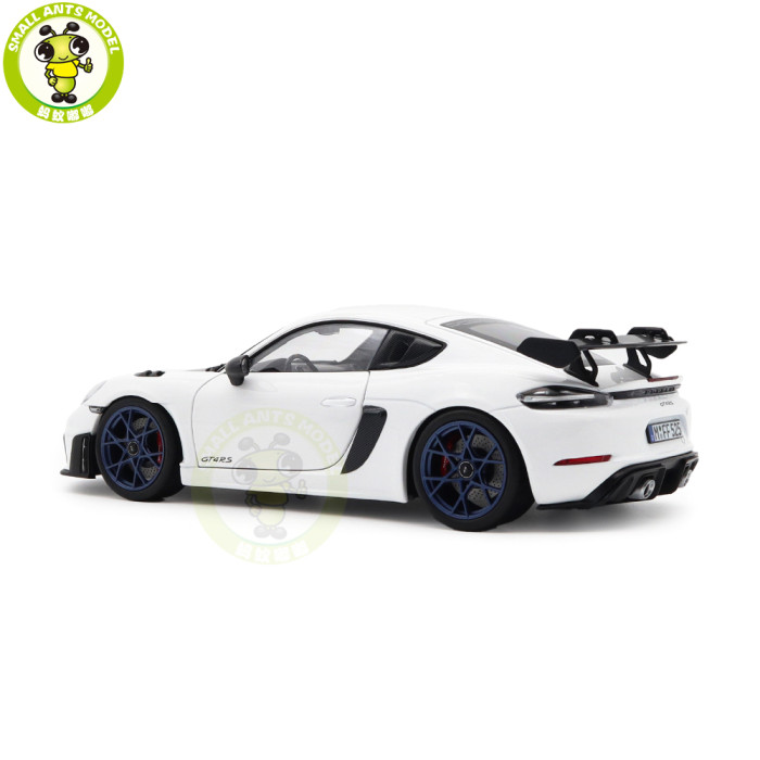 1/18 Porsche 718 Cayman GT4 RS 2023 Weissach Pack Norev 187257 White Diecast Model Toys Car Gifts For Father Friends