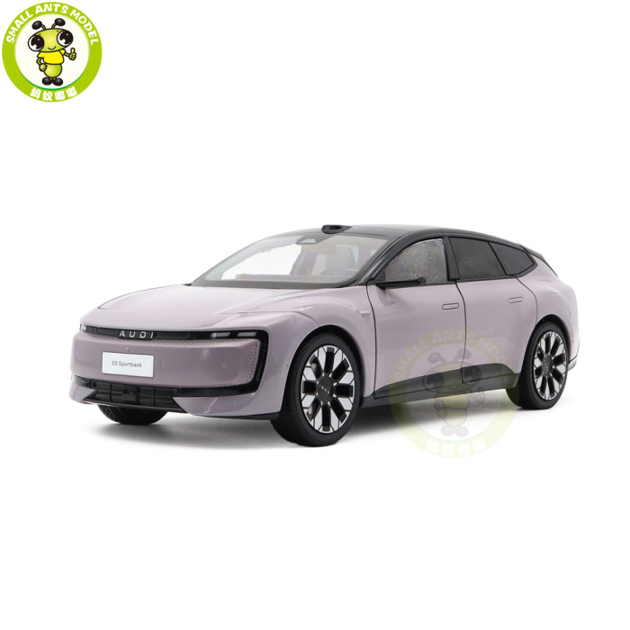 1/18 Audi E5 Sportback With Lights Diecast Model Toys Car Gifts For Friends Father