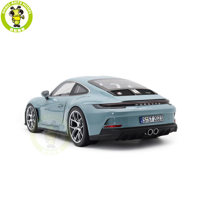 1/12 Porsche 911 S/T 2023 Norev 127550 Meissen Blue Diecast Model Toy Car Gifts For Friends