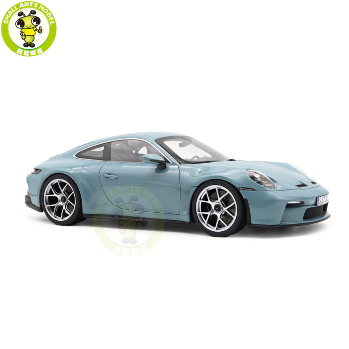 1/12 Porsche 911 S/T 2023 Norev 127550 Meissen Blue Diecast Model Toy Car Gifts For Friends
