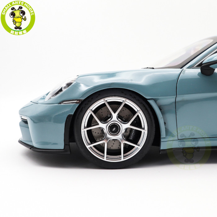 1/12 Porsche 911 S/T 2023 Norev 127550 Meissen Blue Diecast Model Toy Car Gifts For Friends