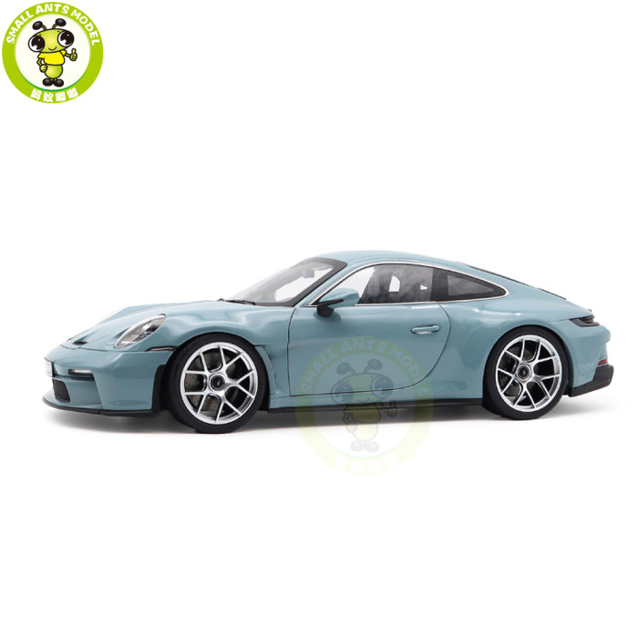 1/12 Porsche 911 S/T 2023 Norev 127550 Meissen Blue Diecast Model Toy Car Gifts For Friends