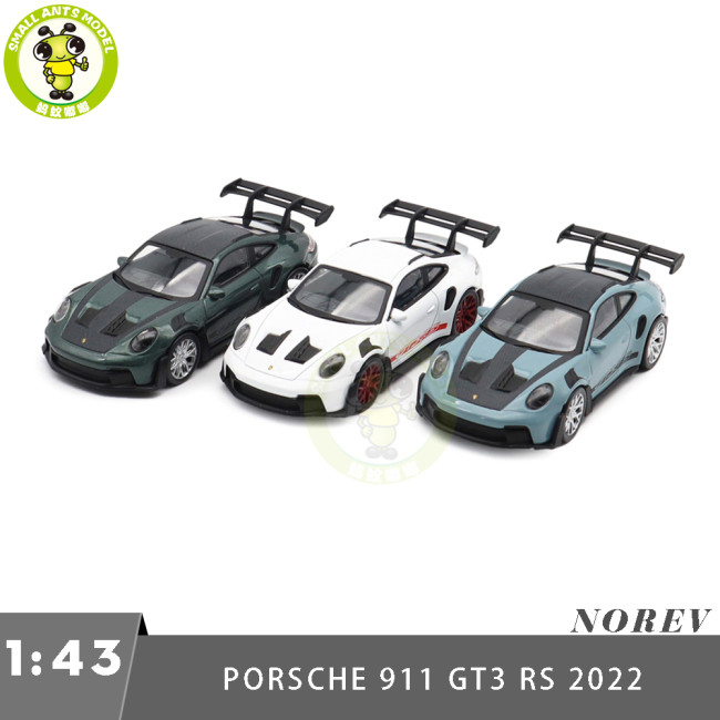 1/43 Porsche 911 GT3 RS NOREV Diecast Model Toy Car Gifts For Friends Father
