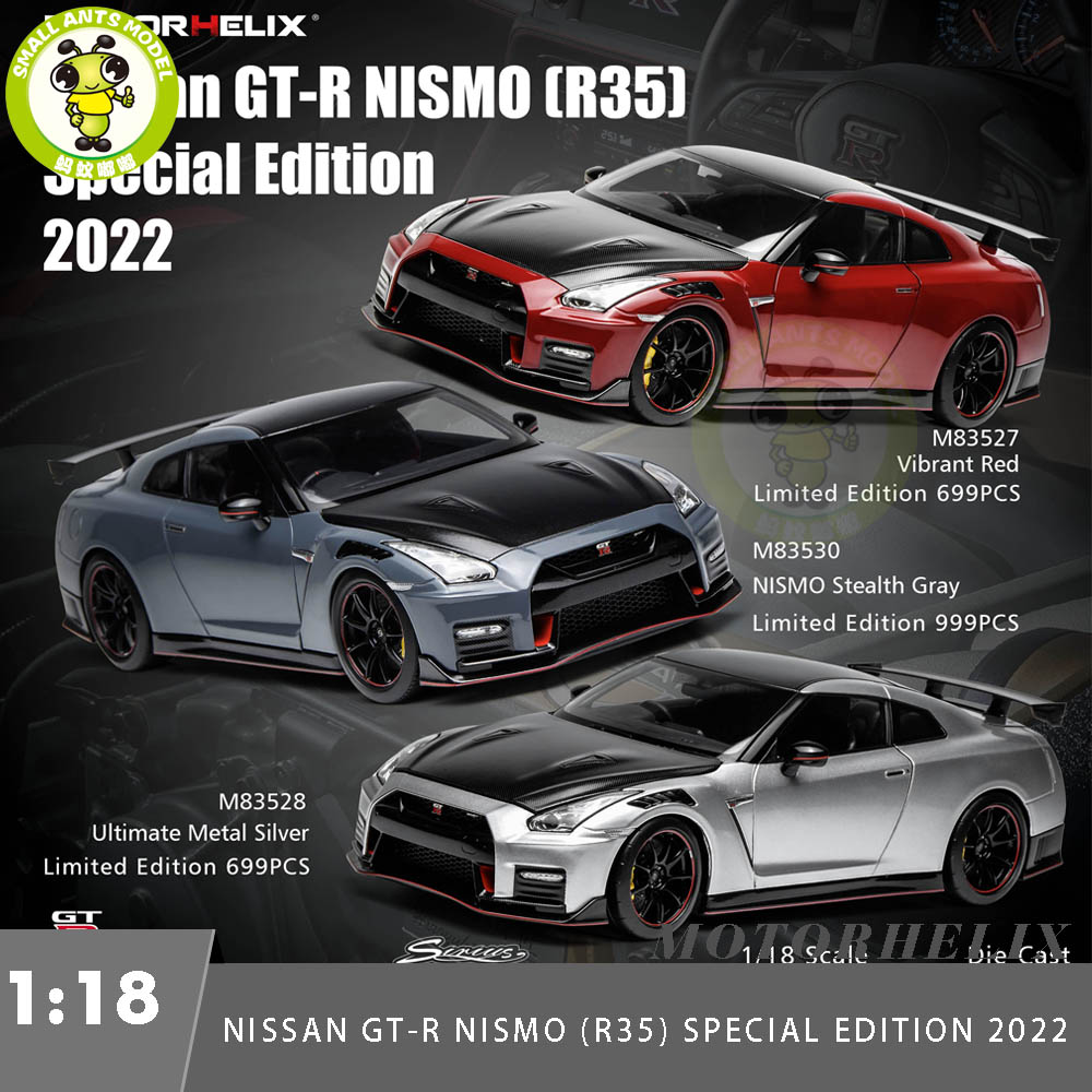 Pre-order 1/18 MOTORHELIX Nissan GT R GT-R R35 NISMO Special
