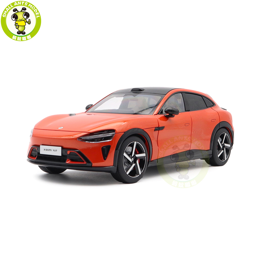 1/18 XIAOMI MI YU7 Diecast Model Toys Car Gifts For Father Friends