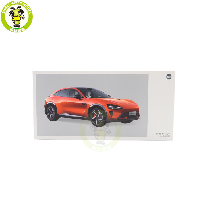 1/18 XIAOMI MI YU7 Diecast Model Toys Car Gifts For Father Friends