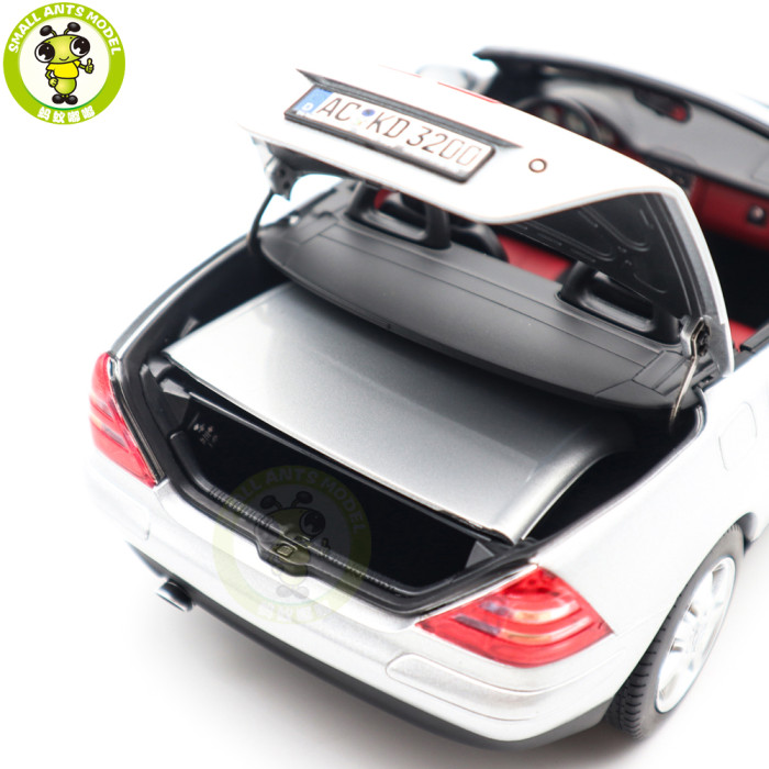 1/18 Mercedes Benz SLK 1996 Norev 183020 Brillant Silver Diecast Model Toy Car Gifts For Friends Father