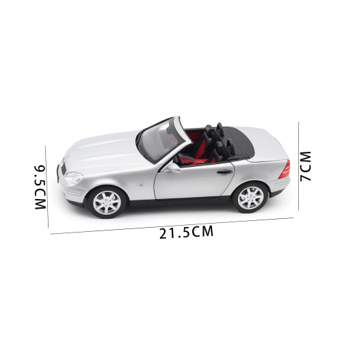 1/18 Mercedes Benz SLK 1996 Norev 183020 Brillant Silver Diecast Model Toy Car Gifts For Friends Father