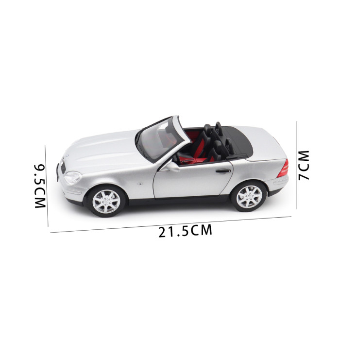 1/18 Mercedes Benz SLK 1996 Norev 183020 Brillant Silver Diecast Model Toy Car Gifts For Friends Father