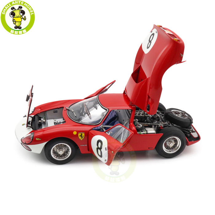 1/18 CMC M-262 Ferrari 250 LM 12H Reims 1964 Jonh Surtees Lorenzo Bandini #8 Diecast Model Toy Car Gifts For Friends
