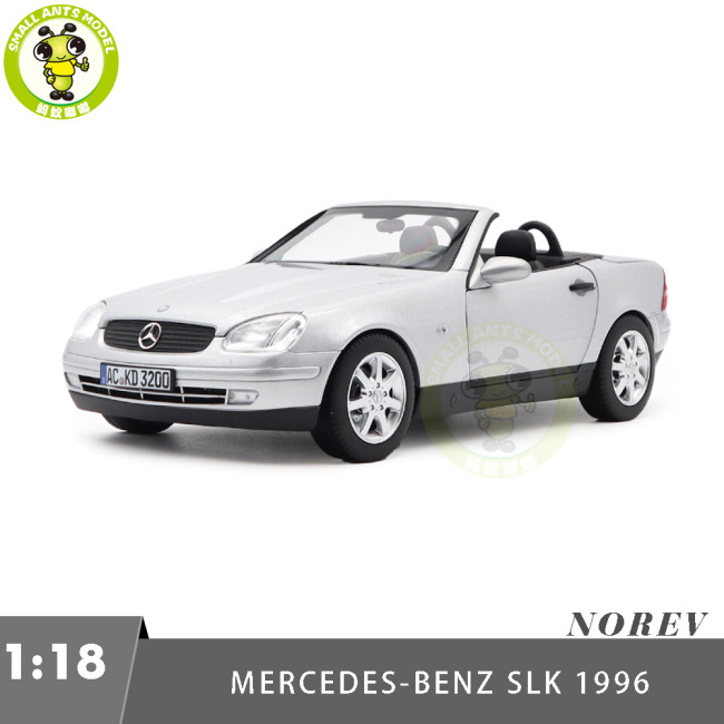 1/18 Mercedes Benz SLK 1996 Norev 183020 Brillant Silver Diecast Model Toy Car Gifts For Friends Father