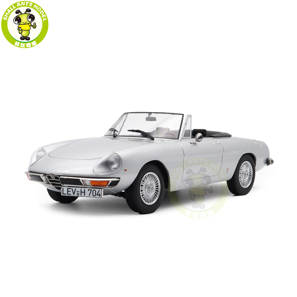 1/18 Alfa Romeo 2000 Spider 1978 Norev 187884 Silver Diecast Model