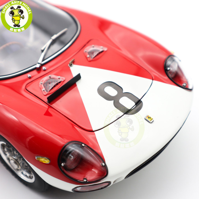 1/18 CMC M-262 Ferrari 250 LM 12H Reims 1964 Jonh Surtees Lorenzo Bandini #8 Diecast Model Toy Car Gifts For Friends