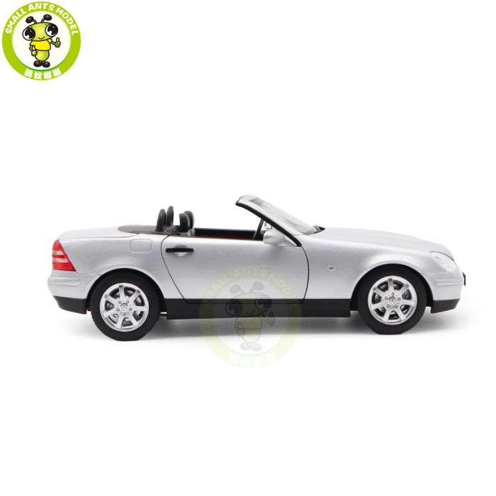 1/18 Mercedes Benz SLK 1996 Norev 183020 Brillant Silver Diecast Model Toy Car Gifts For Friends Father