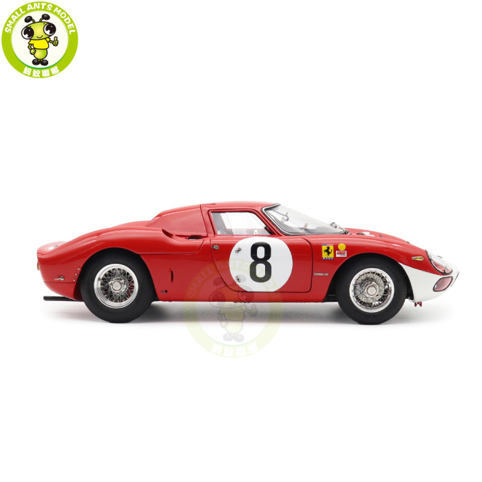 1/18 CMC M-262 Ferrari 250 LM 12H Reims 1964 Jonh Surtees Lorenzo Bandini #8 Diecast Model Toy Car Gifts For Friends