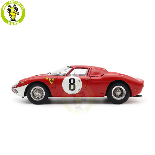 1/18 CMC M-262 Ferrari 250 LM 12H Reims 1964 Jonh Surtees Lorenzo Bandini #8 Diecast Model Toy Car Gifts For Friends