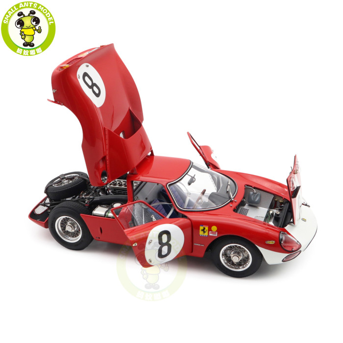 1/18 CMC M-262 Ferrari 250 LM 12H Reims 1964 Jonh Surtees Lorenzo Bandini #8 Diecast Model Toy Car Gifts For Friends