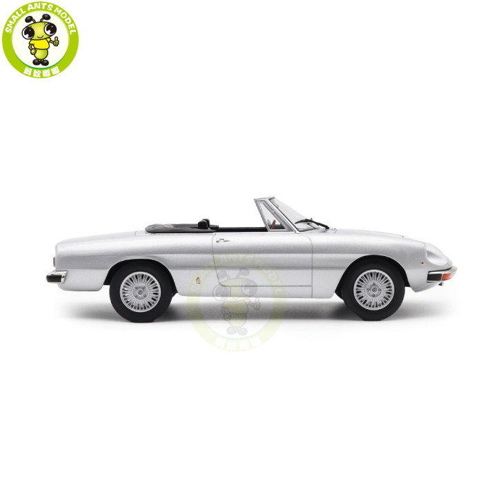 1/18 Alfa Romeo 2000 Spider 1978 Norev 187884 Silver Diecast Model Toys Car Gifts For Father Friends