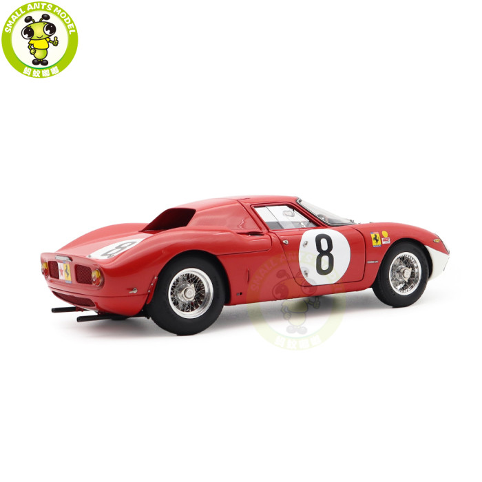 1/18 CMC M-262 Ferrari 250 LM 12H Reims 1964 Jonh Surtees Lorenzo Bandini #8 Diecast Model Toy Car Gifts For Friends