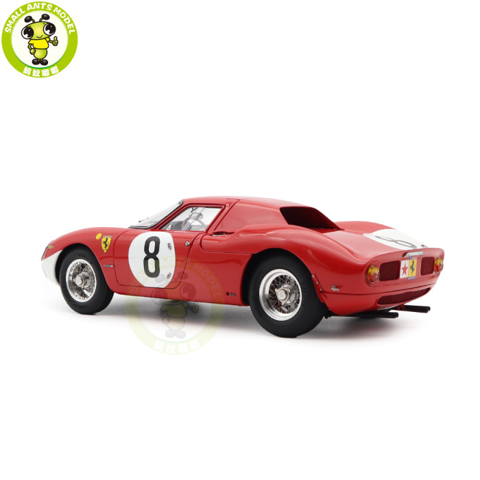 1/18 CMC M-262 Ferrari 250 LM 12H Reims 1964 Jonh Surtees Lorenzo Bandini #8 Diecast Model Toy Car Gifts For Friends