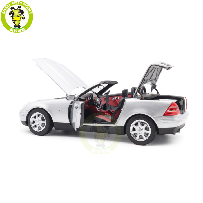 1/18 Mercedes Benz SLK 1996 Norev 183020 Brillant Silver Diecast Model Toy Car Gifts For Friends Father