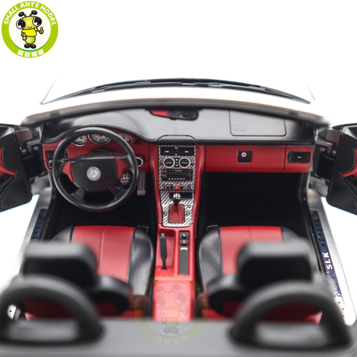 1/18 Mercedes Benz SLK 1996 Norev 183020 Brillant Silver Diecast Model Toy Car Gifts For Friends Father