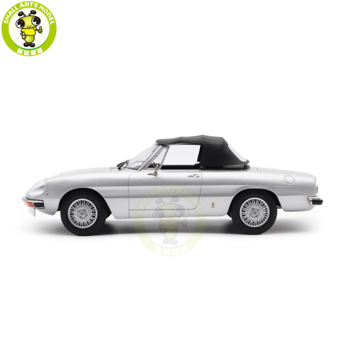 1/18 Alfa Romeo 2000 Spider 1978 Norev 187884 Silver Diecast Model Toys Car Gifts For Father Friends