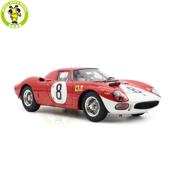 1/18 CMC M-262 Ferrari 250 LM 12H Reims 1964 Jonh Surtees Lorenzo Bandini #8 Diecast Model Toy Car Gifts For Friends