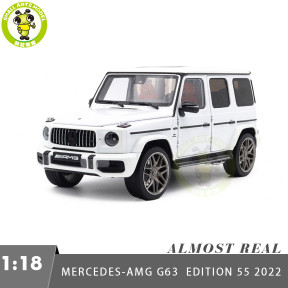 1/18 Mercedes AMG G63 G-Class Edition 55 2022  Almost Real 820807 Diecast Model Toy Cars Gifts For Boyfriend Father Husband
