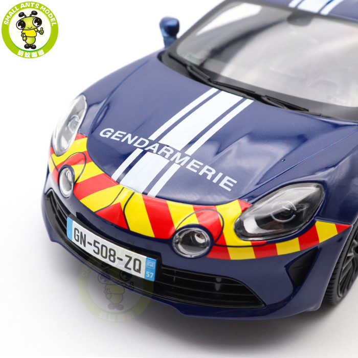 1/18 Alpine A110 S 2023 Norev 185420 Gendarmerie Diecast Model Toys Car Boys Girls Gifts