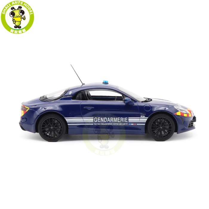 1/18 Alpine A110 S 2023 Norev 185420 Gendarmerie Diecast Model Toys Car Boys Girls Gifts