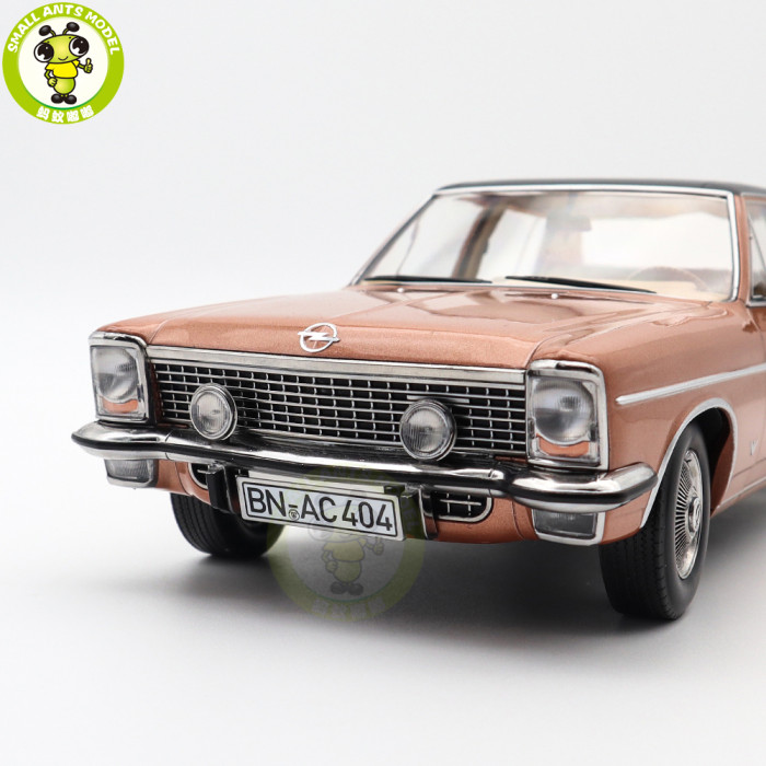 1/18 Opel Diplomat V8 1969 Norev 183689 Copper Red Metallic Diecast Model Toys Car Boys Girls Gifts
