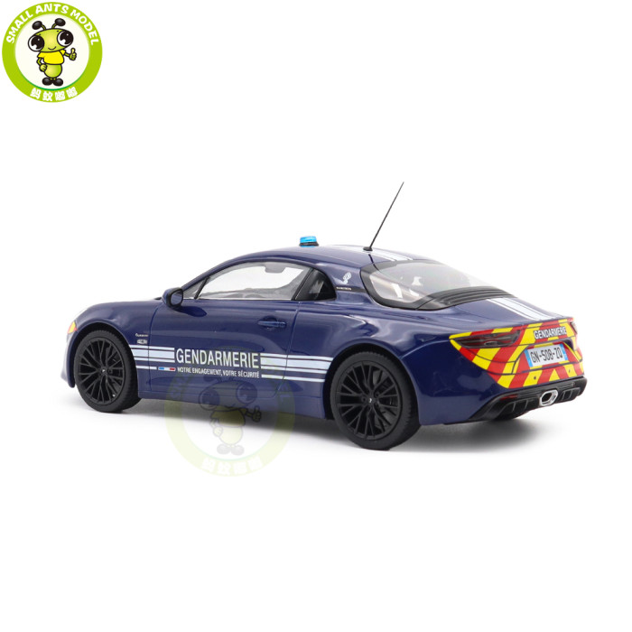 1/18 Alpine A110 S 2023 Norev 185420 Gendarmerie Diecast Model Toys Car Boys Girls Gifts