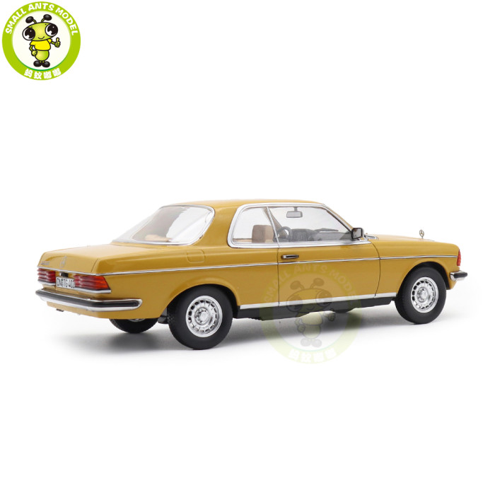 1/18 Mercedes Benz 280 CE 1980 Norev 183985 Sahara Yellow Diecast Model Toy Car Gifts For Friends Father