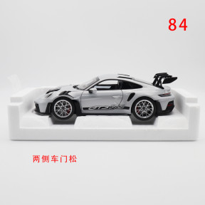 Defective 1/18 Porsche 911 GT3 RS 2022 Norev 187359 Ice Gray Diecast Model Car