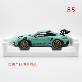 Defective 1/18 Porsche 911 GT3 RS 2022 Norev 187362 Mint Green Diecast Model Car