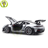 1/18 Porsche 911 992 GT3 RS 2022 Norev Diecast Model Toys Car Gifts For Friends Father
