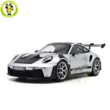 1/18 Porsche 911 992 GT3 RS 2022 Norev Diecast Model Toys Car Gifts For Friends Father