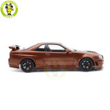1/18 MOTORHELIX Nissan Skyline GT-R R34 NISMO CUSTOMIZED Diecast Model Toy Car Gifts For Father Friends