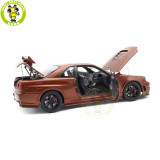 1/18 MOTORHELIX Nissan Skyline GT-R R34 NISMO CUSTOMIZED Diecast Model Toy Car Gifts For Father Friends
