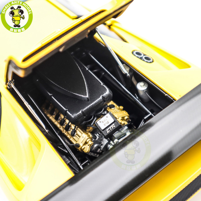 1/18 Lamborghini Diablo GT-R AUTOart 79138 Superfly Yellow Model Toy Cars Gifts For Friends