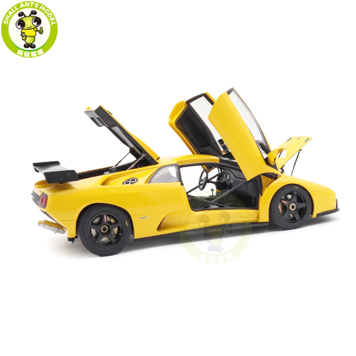 1/18 Lamborghini Diablo GT-R AUTOart 79138 Superfly Yellow Model Toy Cars Gifts For Friends