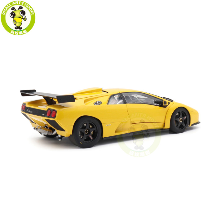 1/18 Lamborghini Diablo GT-R AUTOart 79138 Superfly Yellow Model Toy Cars Gifts For Friends