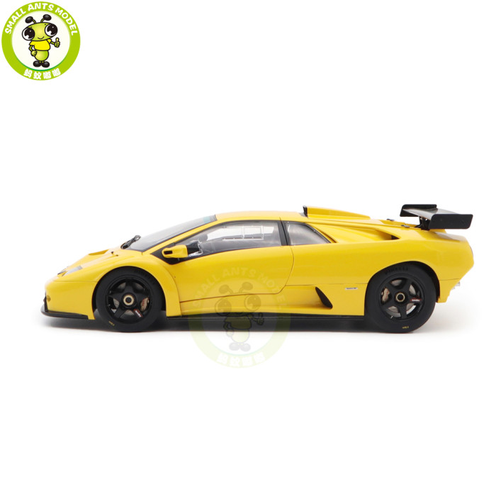 1/18 Lamborghini Diablo GT-R AUTOart 79138 Superfly Yellow Model Toy Cars Gifts For Friends