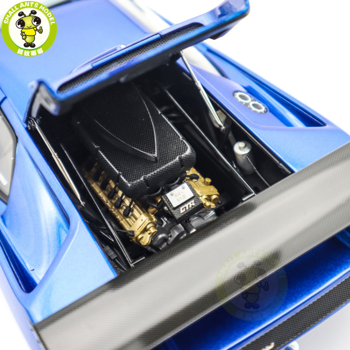 1/18 Lamborghini Diablo GT-R AUTOart 79135 Monterey Blue Model Toy Cars Gifts For Friends